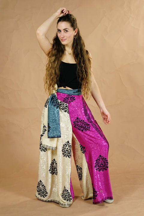 Bohemian Sustainable Fashion - Trousers 'Besa' • L/XXXL • with imperfections - Uma Nomad
