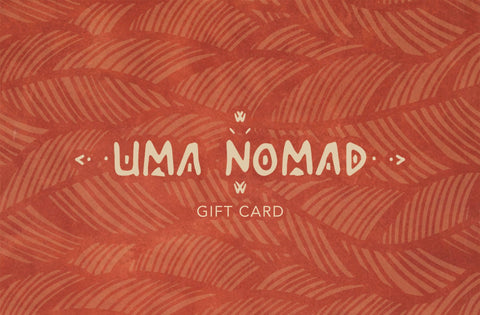 Bohemian Sustainable Fashion - WOODEN GIFT CARD WITH GIFTBOX - Uma Nomad